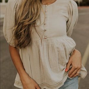 Roolee Dejan Button Blouse. Worn once. Size S